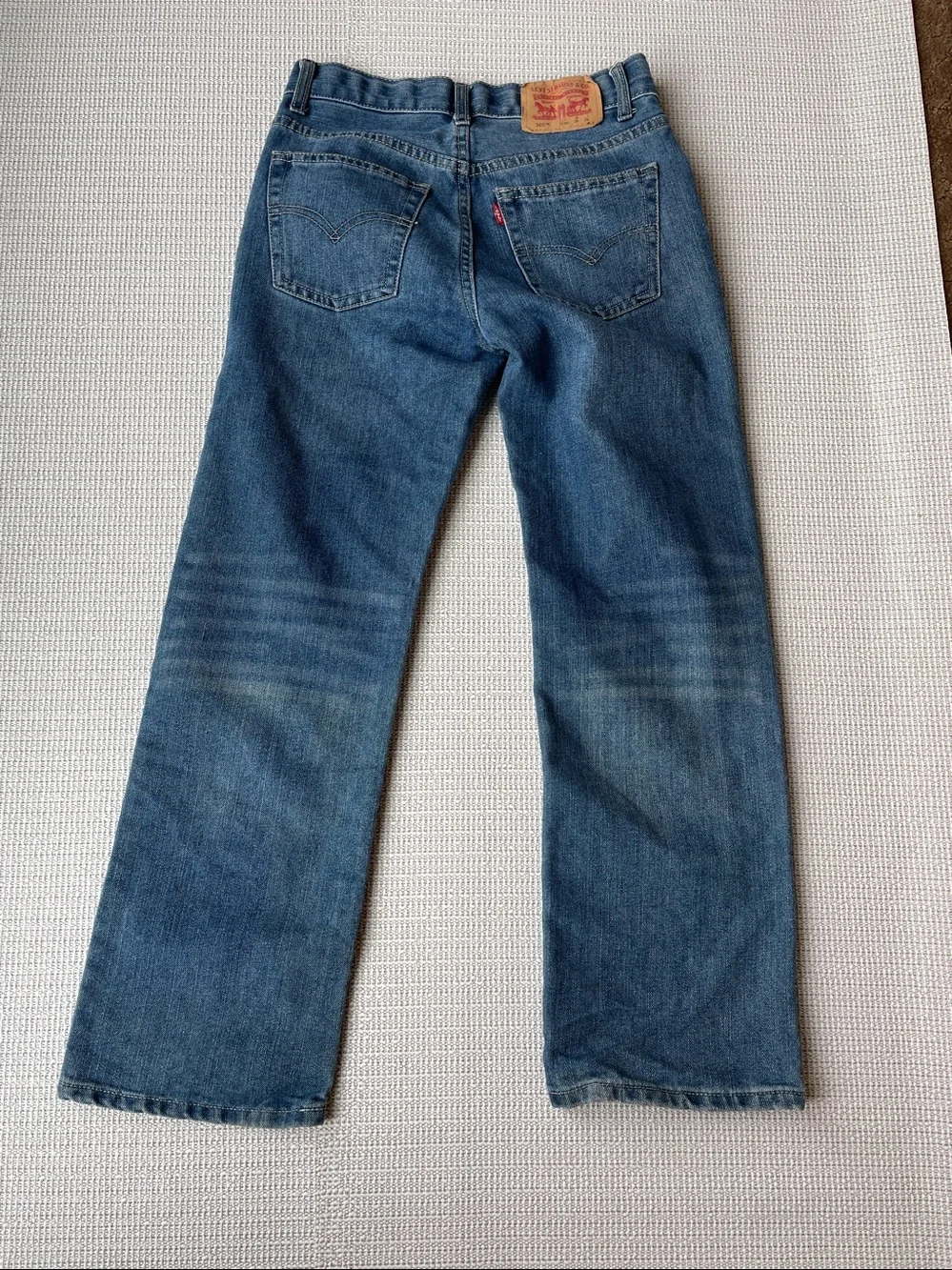 Kids Levi's 505 Straight-leg- Jeans Sz 26-12 Regular- Blue